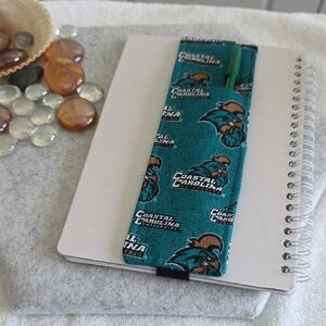 Teal Coastal Carolina notebook Pen Holder